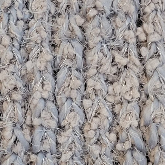 Chunky Neutral Luxe Metallic Infinity Scarf Neck Warmer NEW - Picture 2 of 7